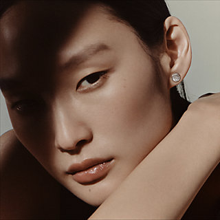 Hermes Ex-Libris earrings, very small model | Hermès USA